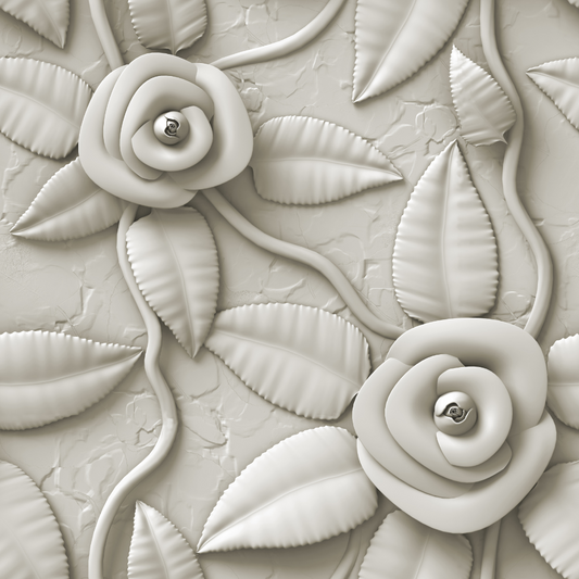WHITE FLOWER (PK OF 3 SHEETS)
