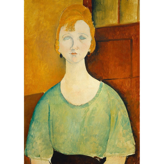 WOMAN IN A GREEN TOP