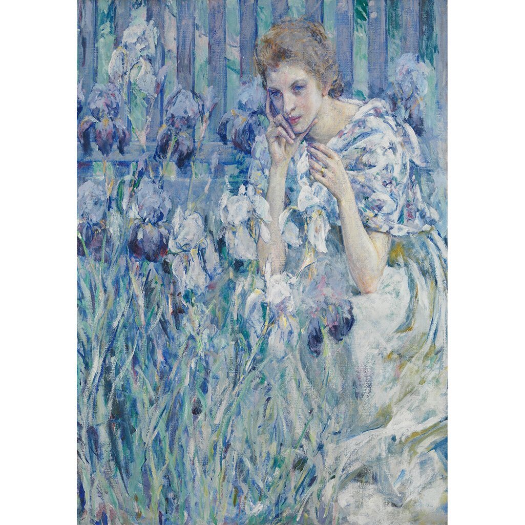 WOMAN WITH LILIES