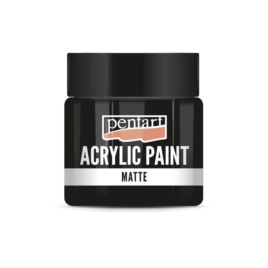 BLACK- ACRYLIC PAINT MATTE
