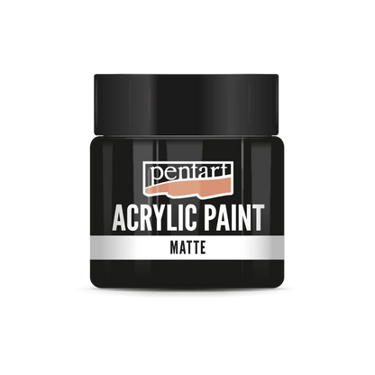 BLACK- ACRYLIC PAINT MATTE