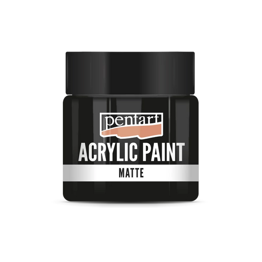 BLACK- ACRYLIC PAINT MATTE