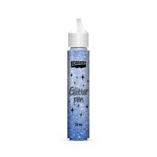 BLUE- GLITTER PEN, 30ML