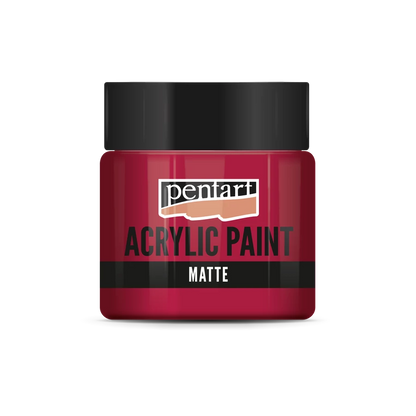 CARMIN- ACRYLIC PAINT MATTE
