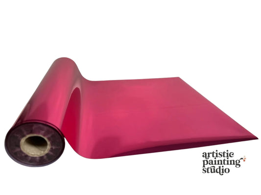 CARNATION PINK Rub On Metallic Foil by APS - Textile Friendly