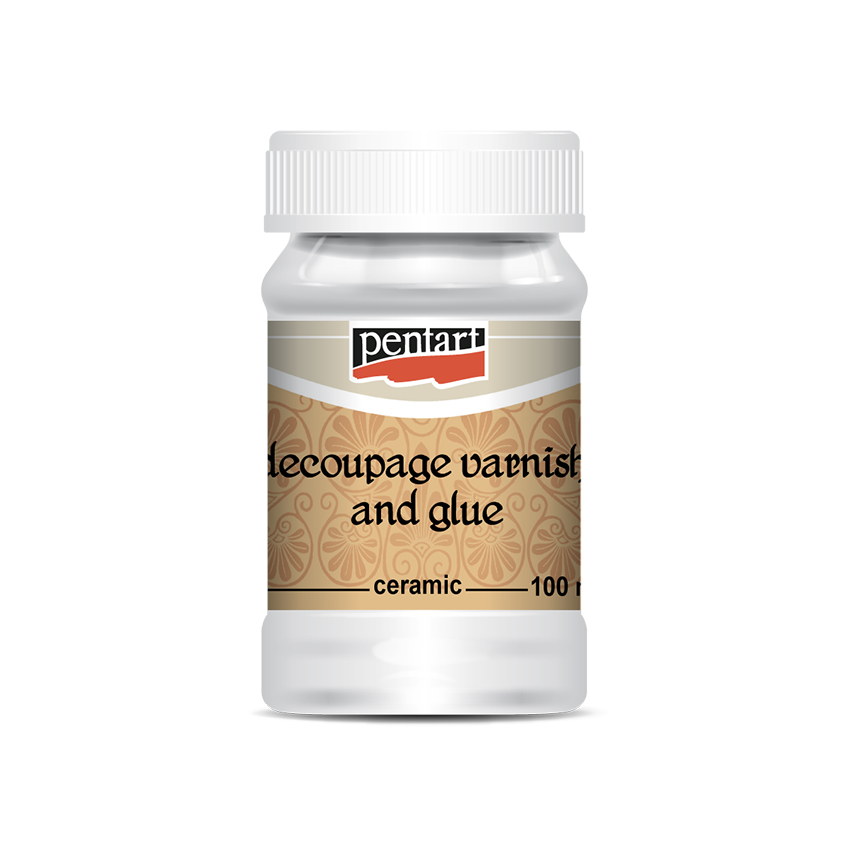 CERAMIC- DECOUPAGE GLUE & VARNISH