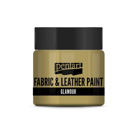 CHAMPAGNE -GLAMOUR FABRIC & LEATHER PAINT, 50 ML
