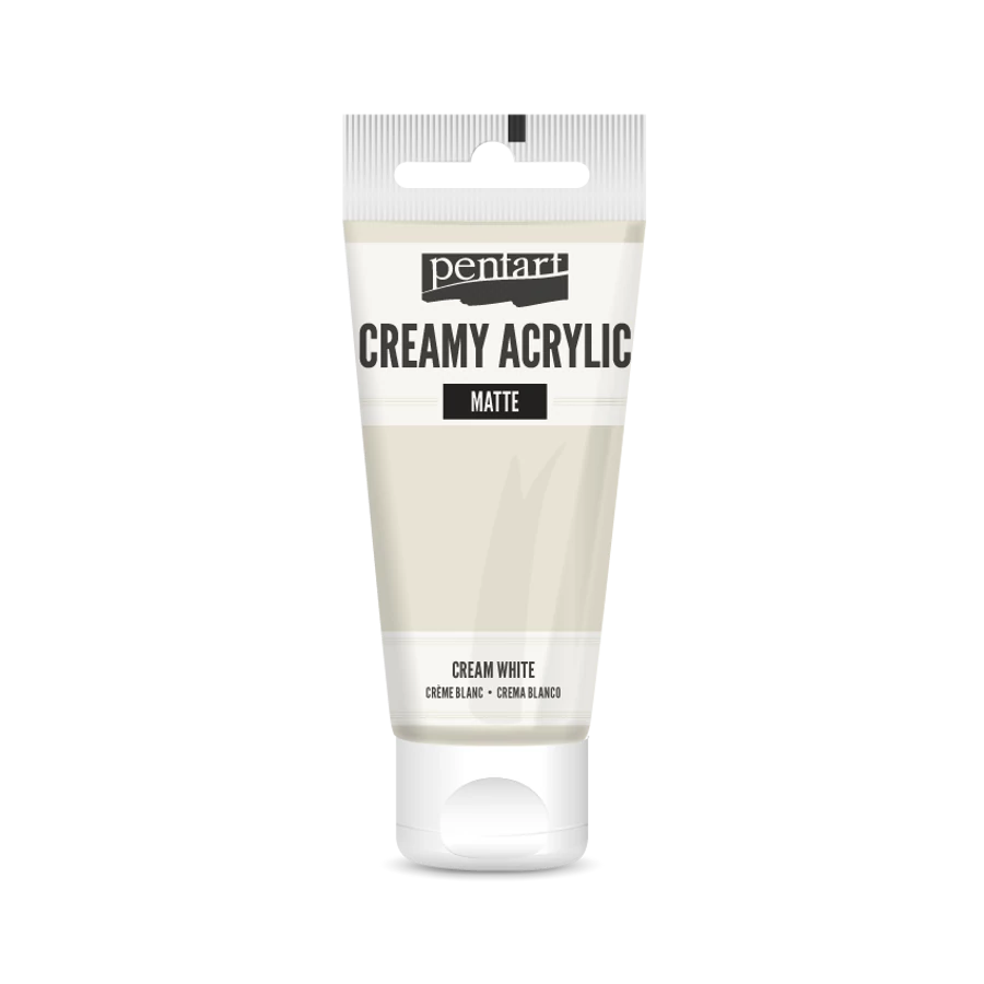 CREAM WHITE- CREAMY ACRYLIC MATTE, 60ML