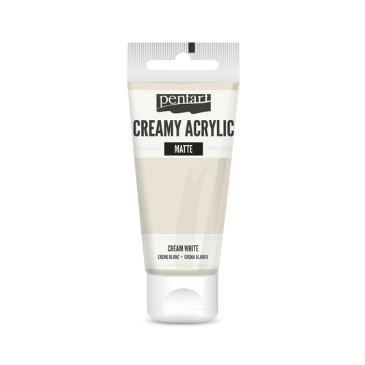 CREAM WHITE- CREAMY ACRYLIC MATTE, 60ML