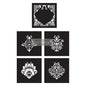 DAMASK ELEMENTS STENCIL SET (5 PIECES) (Copy)