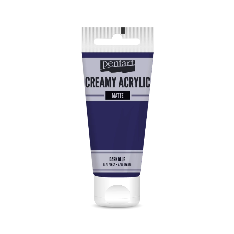 DARK BLUE- CREAMY ACRYLIC MATTE, 60ML