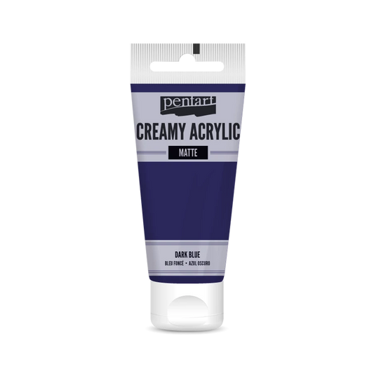 DARK BLUE- CREAMY ACRYLIC MATTE, 60ML