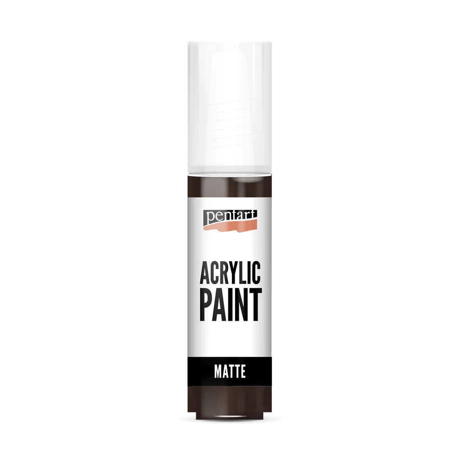 DARK BROWN- ACRYLIC PAINT MATTE