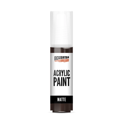DARK BROWN- ACRYLIC PAINT MATTE