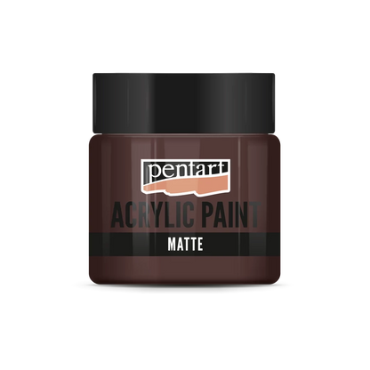 DARK BROWN- ACRYLIC PAINT MATTE