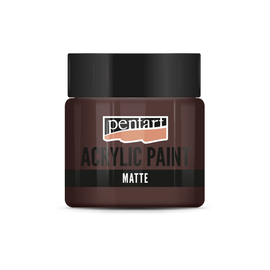 DARK BROWN- ACRYLIC PAINT MATTE