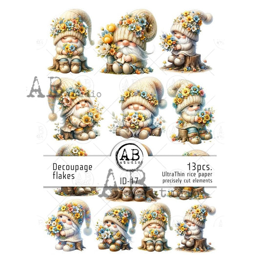 17- DECOUPAGE FLAKES