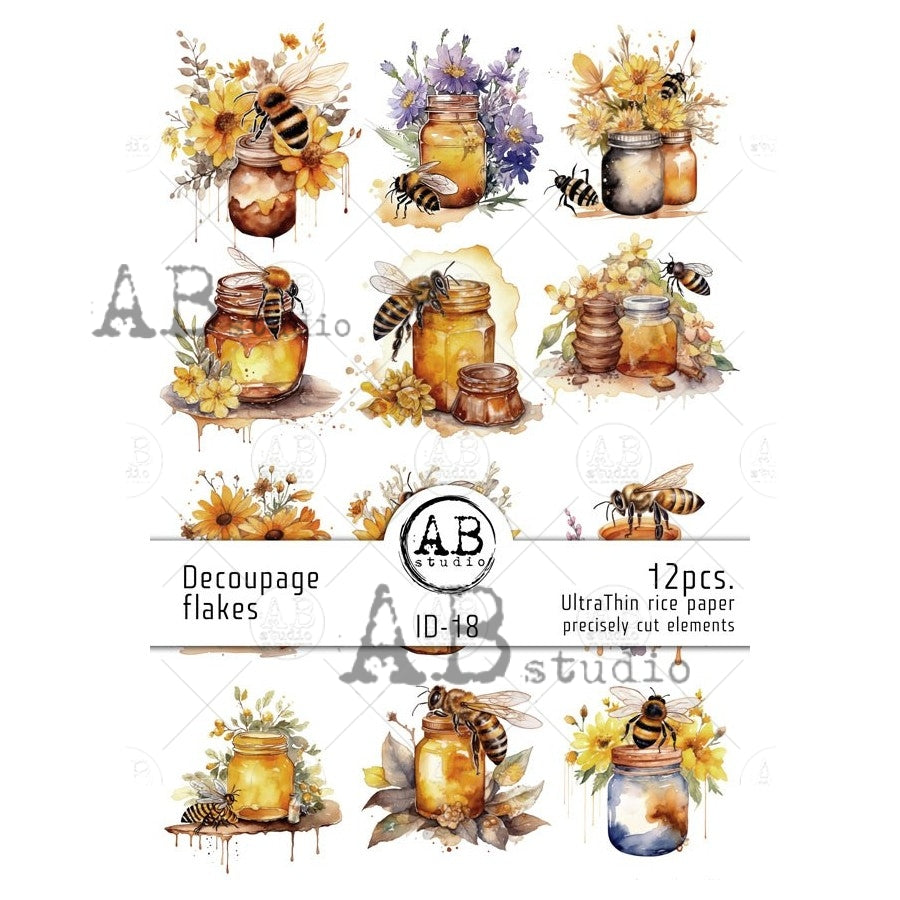 18- DECOUPAGE FLAKES