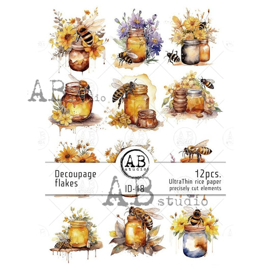 18- DECOUPAGE FLAKES