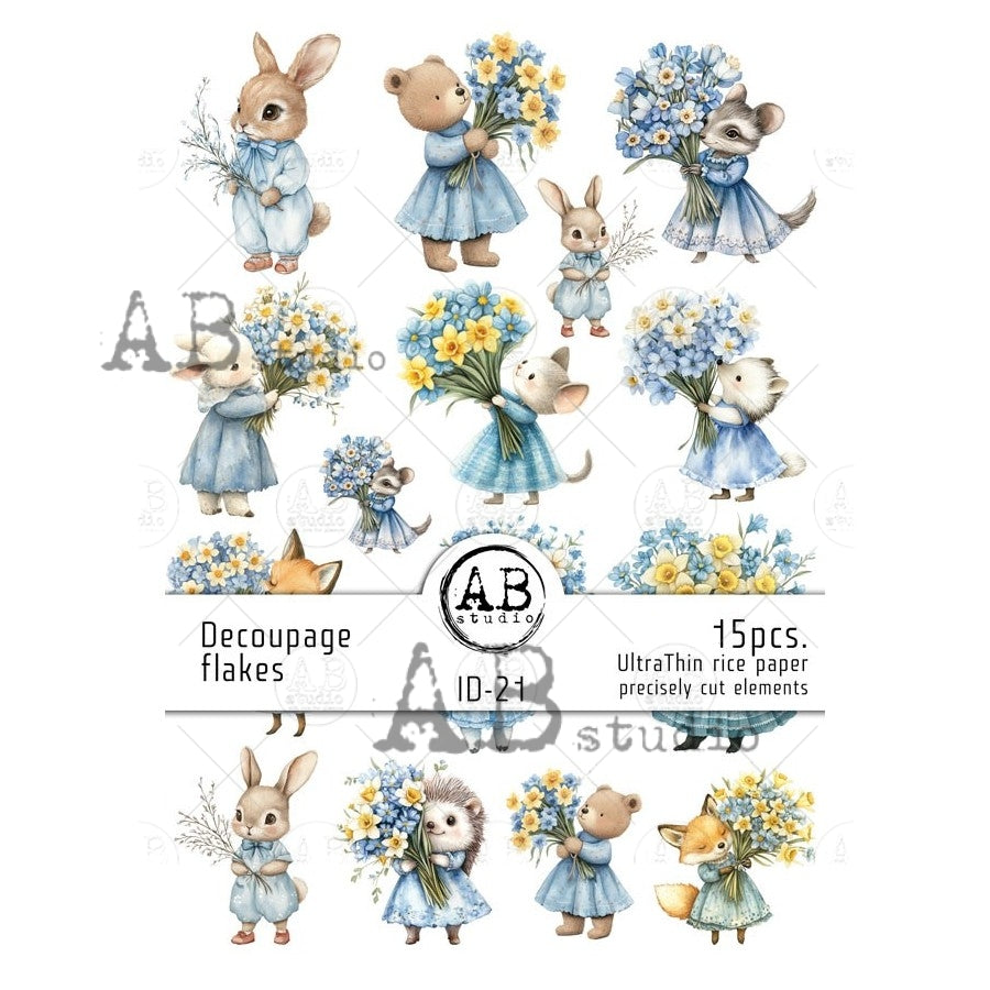 21- DECOUPAGE FLAKES