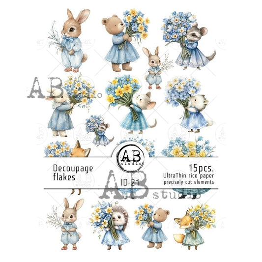 21- DECOUPAGE FLAKES