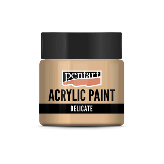 ROSE GOLD- DELICATE METALLIC ACRYLIC PAINT, 50 ML