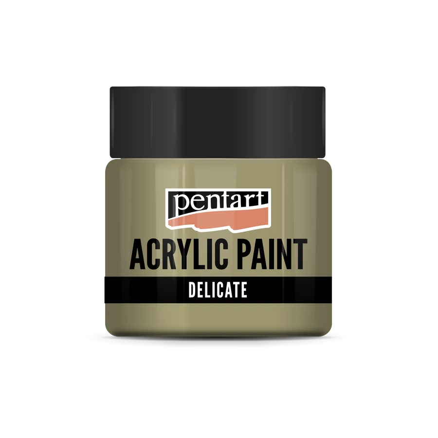 DARK GOLD- DELICATE METALLIC ACRYLIC PAINT, 50 ML