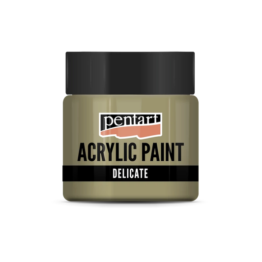 DARK GOLD- DELICATE METALLIC ACRYLIC PAINT, 50 ML