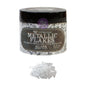 SILVER METALLIC FLAKES–TOTAL WEIGHT 30G INCLUDING CONTAINER