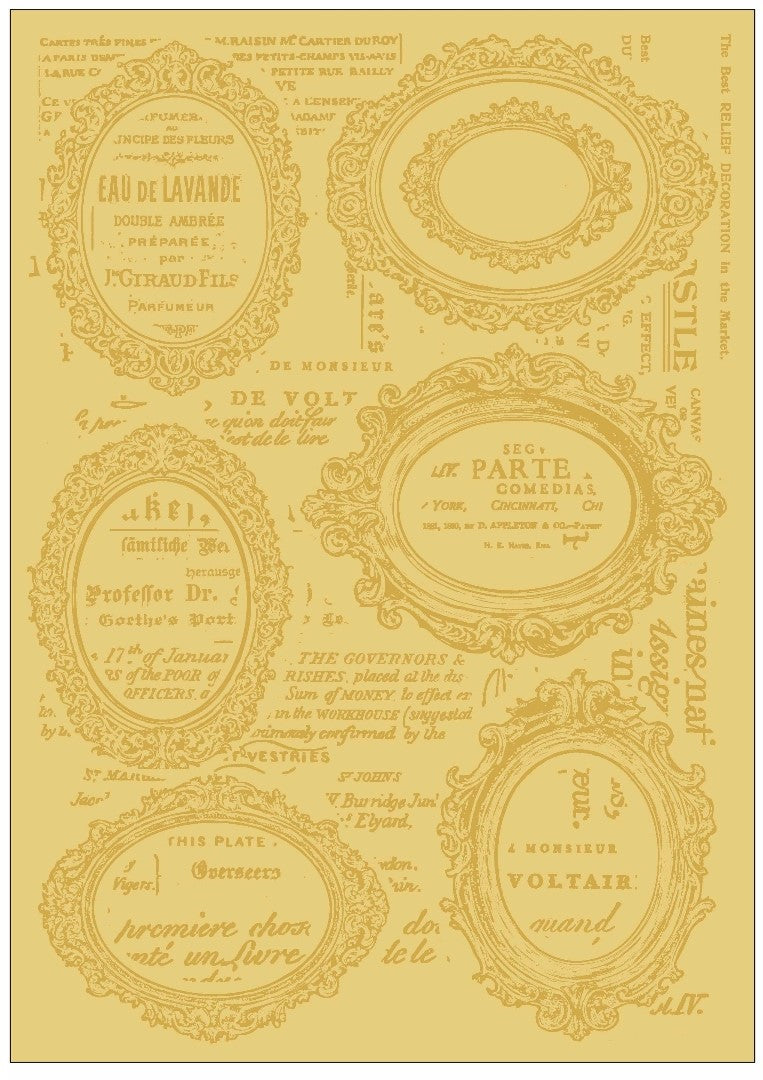 Spring frames- A4 transfer sheet