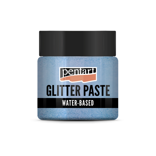 LIGHT BLUE- GLITTER PASTE (FINE)