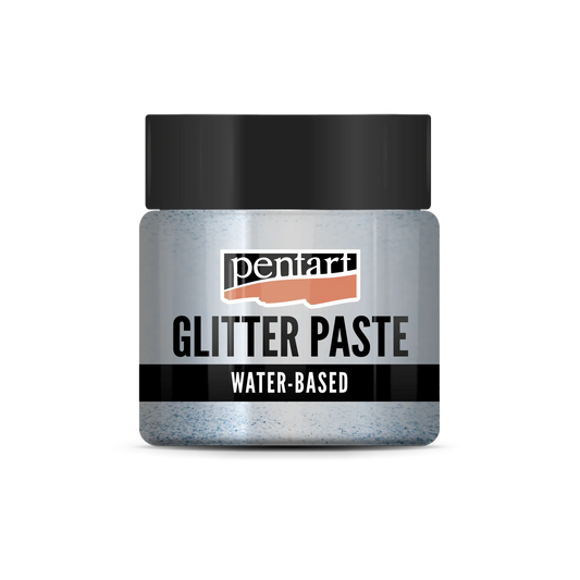 SILVER- GLITTER PASTE (MEDIUM)