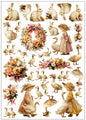 Goose family- A4 transfer sheet