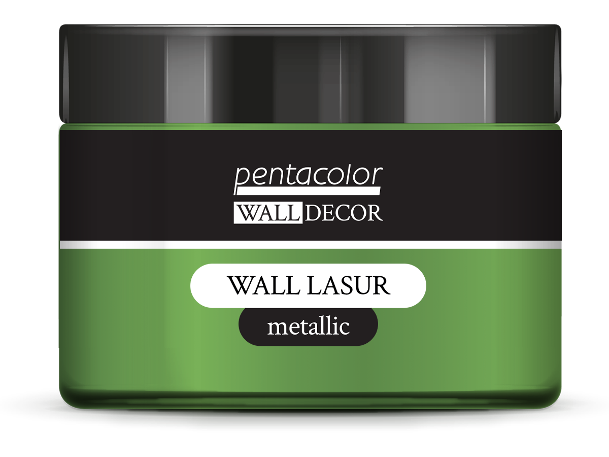 GREEN-GOLD - METALLIC WALL LASUR