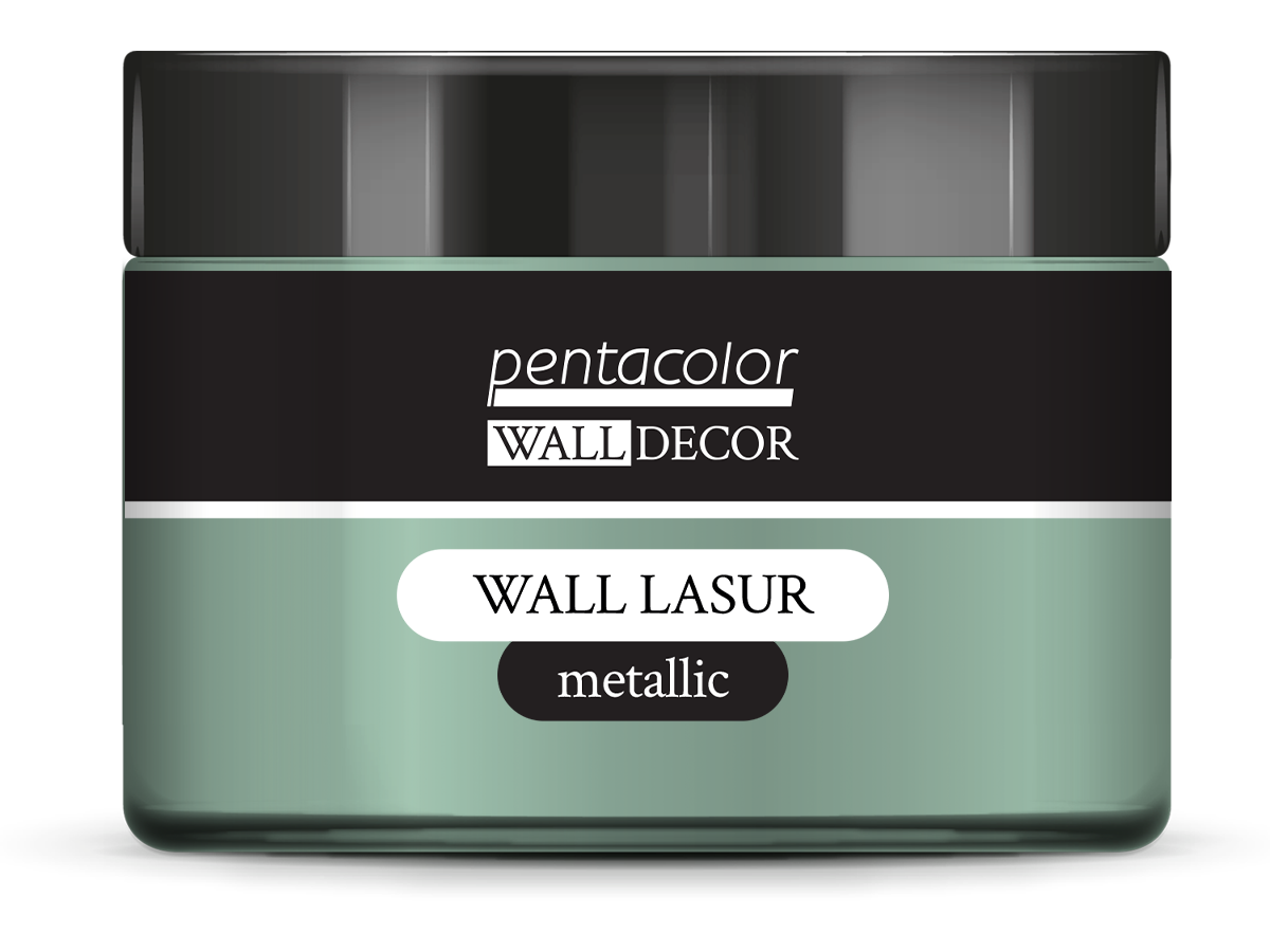 GREEN-SILVER - METALLIC WALL LASUR