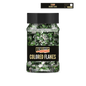 GREEN-SILVER - COLOURED FOIL FLAKES MIN. 1 G