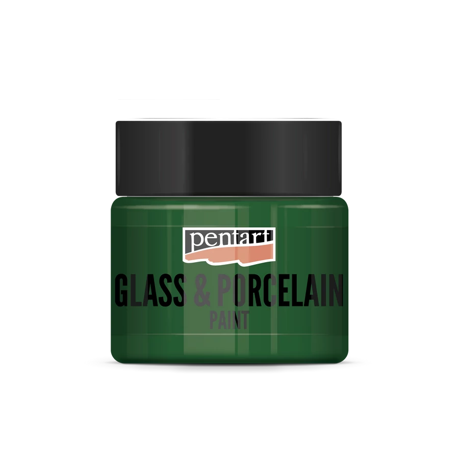 GREEN- GLASS & PORCELAIN PAINT 30 ML