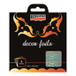 HOLOGRAM CHAMPAGNE- DECOR FOILS METALLIC GOLD 14 X 14 CM 5 SHEETS/PACK