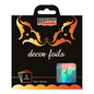 HOLOGRAM SILVER- DECOR FOILS METALLIC GOLD 14 X 14 CM 5 SHEETS/PACK