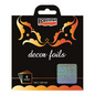 HOLOGRAM SPOTS- DECOR FOILS METALLIC GOLD 14 X 14 CM 5 SHEETS/PACK