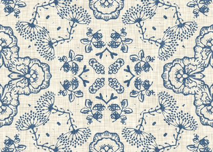 BLUE FLORAL DESIGN