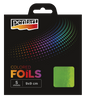 GREEN - COLOURED FOIL SHEETS 9X9  CM 5 SHEETS/PACK