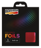 RED - COLOURED FOIL SHEETS 9X9 CM 5 SHEETS/PACK