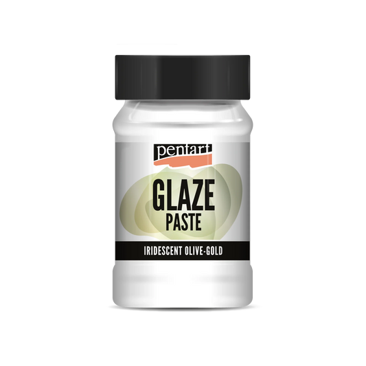 IRIDESCENT OLIVE-GOLD - GLAZE PASTE, 100ML