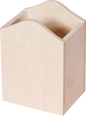 WOODEN STATIONERY HOLDER- SQUARE