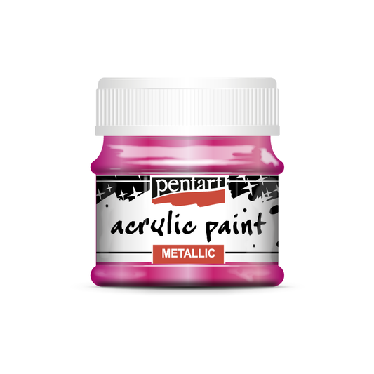 MAGENTA -METALLIC ACRYLIC PAINT