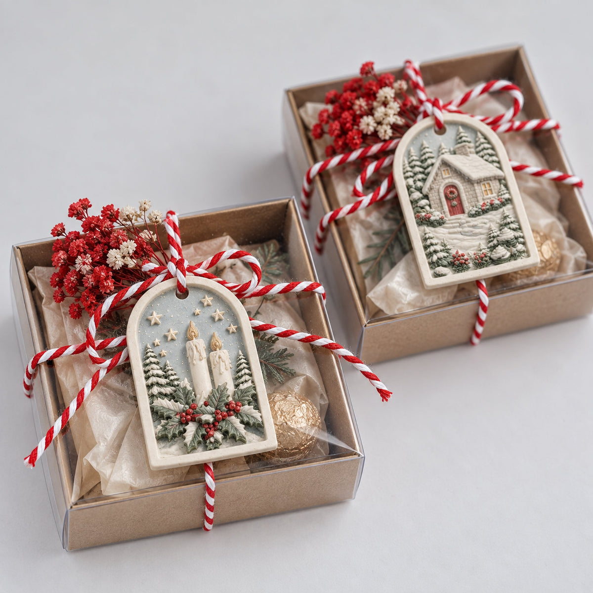 MelodyCast: Paint-Tap-Play Christmas Ornaments (Set of 6)