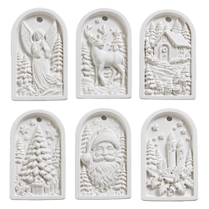 MelodyCast: Paint-Tap-Play Christmas Ornaments (Set of 6)