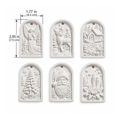MelodyCast: Paint-Tap-Play Christmas Ornaments (Set of 6)