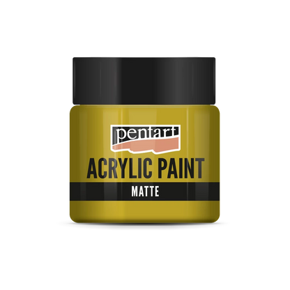 OCHRE- ACRYLIC PAINT MATTE